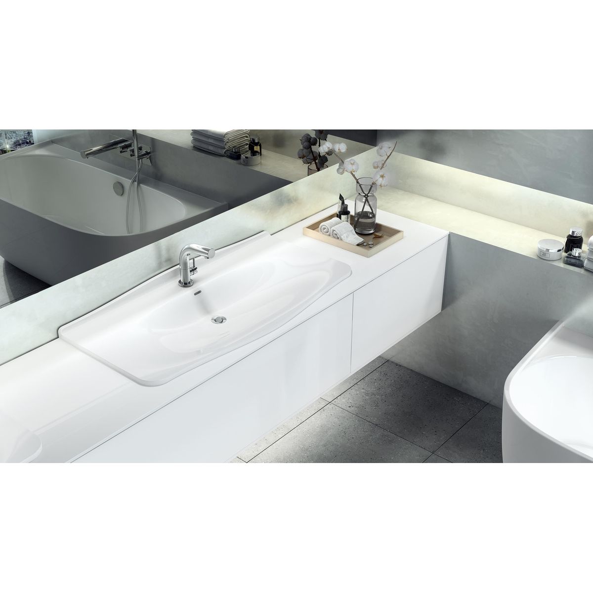 Victoria + Albert Mandello 114 Solo Undermount Basin With Overflow, 1 Taphole
