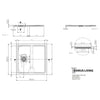 Domus Living Pietra 800X800 Shower Floor in Matte Cappuccino
