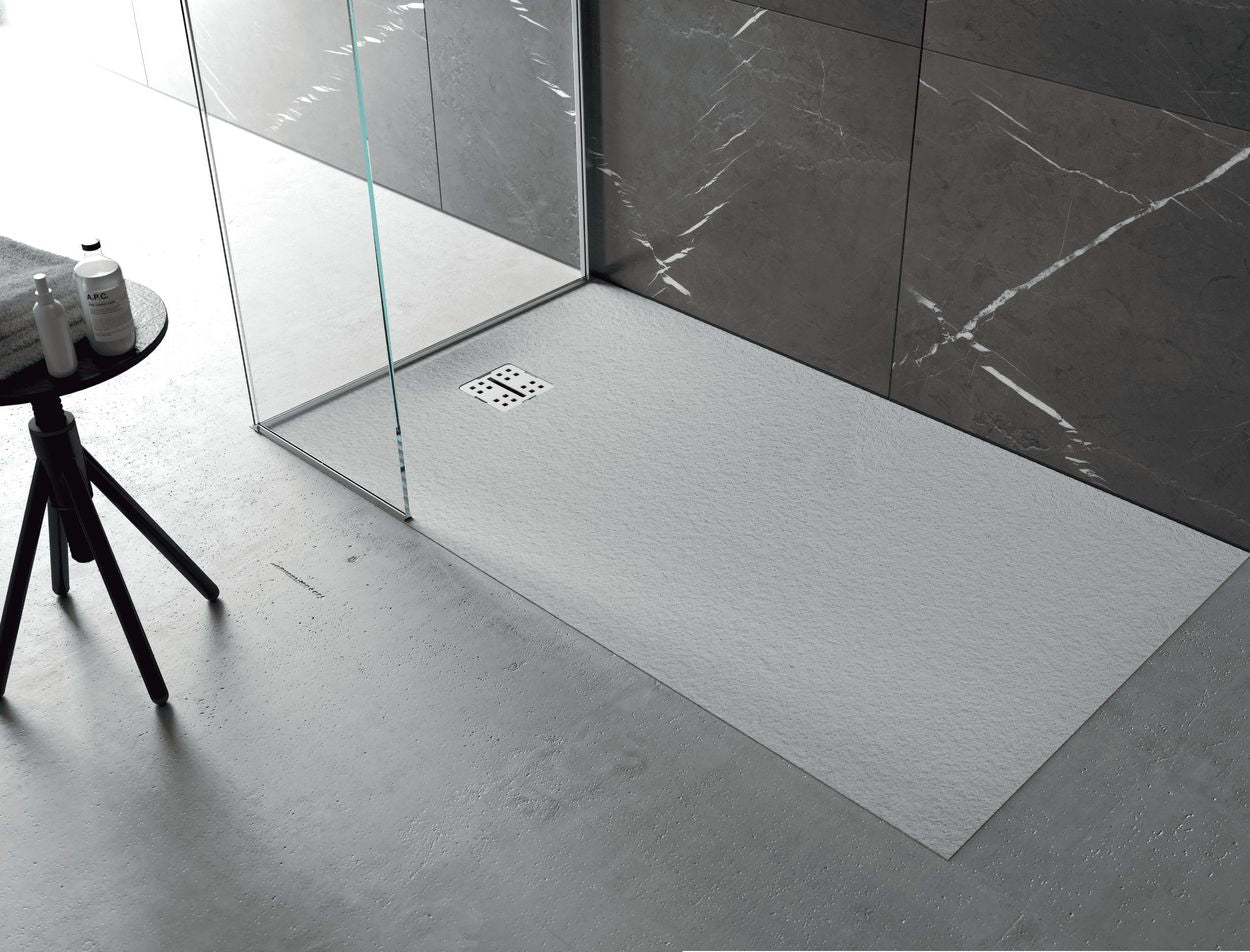 Domus Living Pietra 900X900 Shower Floor in Matte Light Grey