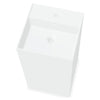 Domus Living Colonna Square X Basin in Matte White