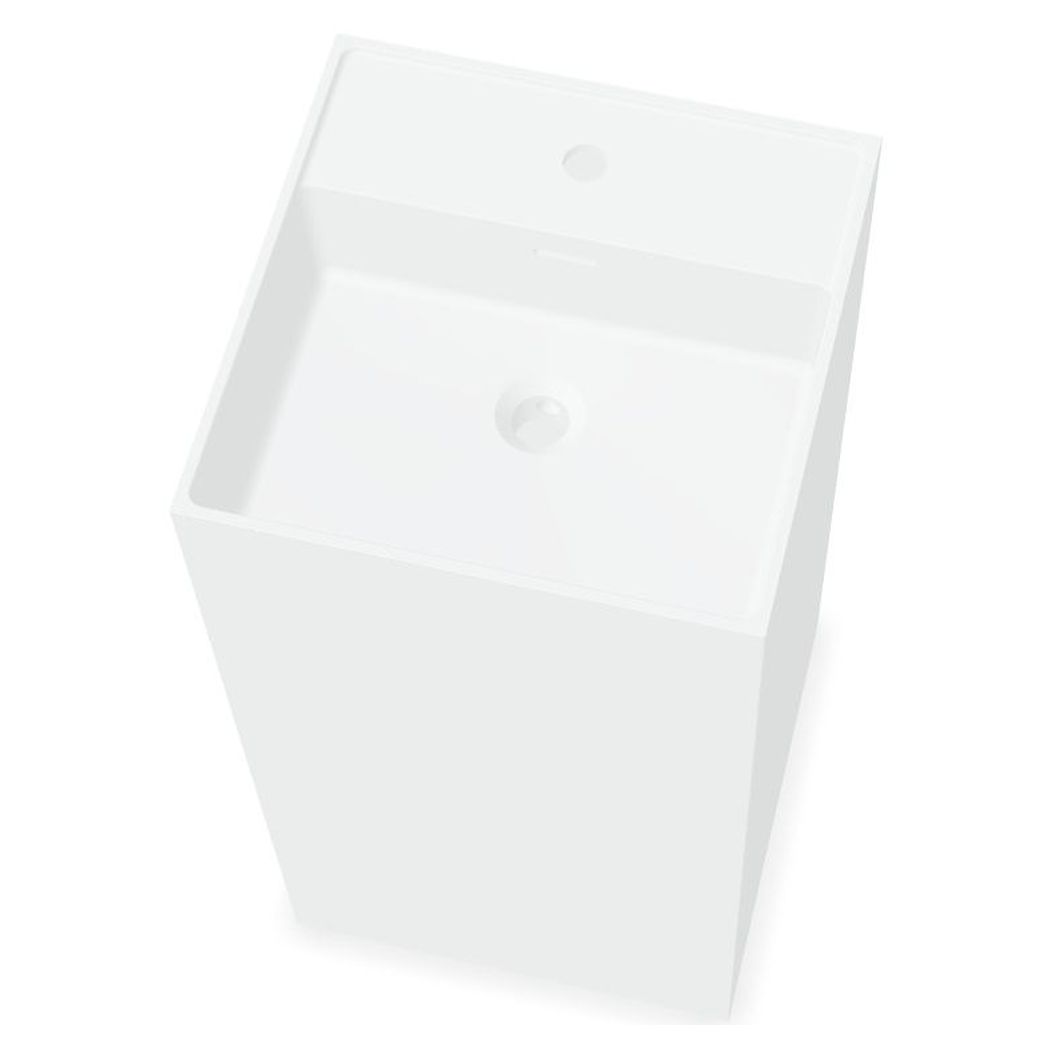 Domus Living Colonna Square X Basin in Matte White