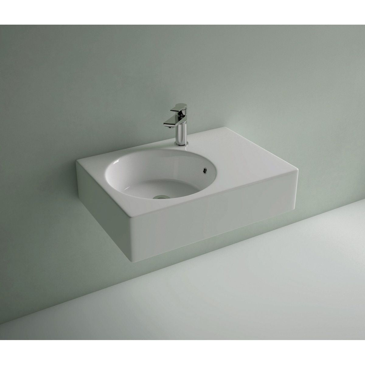 Studio Bagno Edge MK2 Round Left Basin - No Taphole