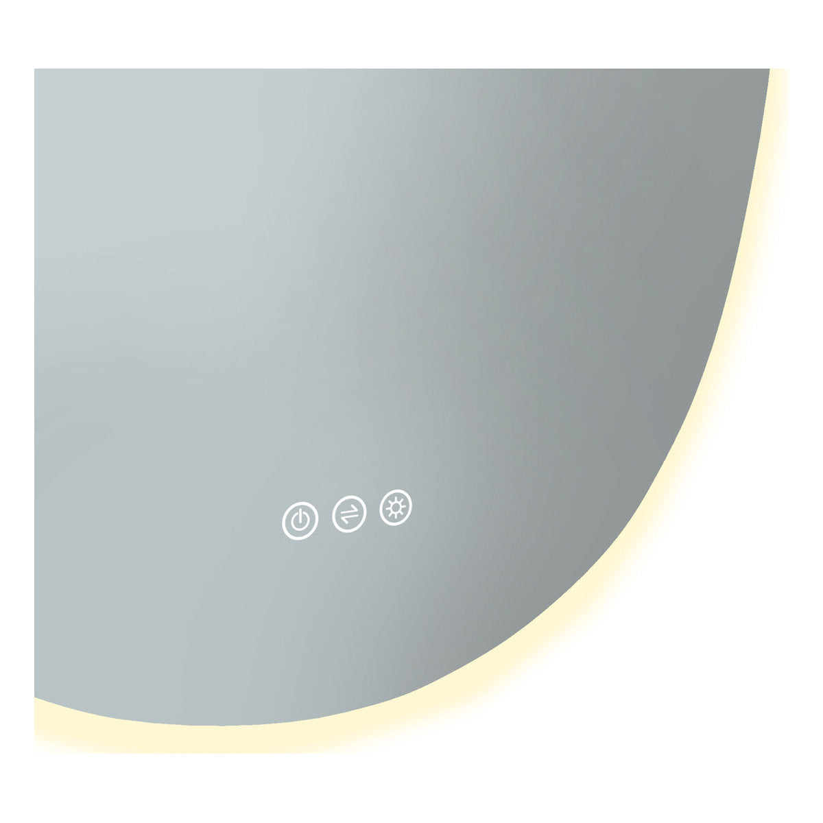 Euro Mirror PEBL - Frameless - 700mm x 900mm LED Mirror