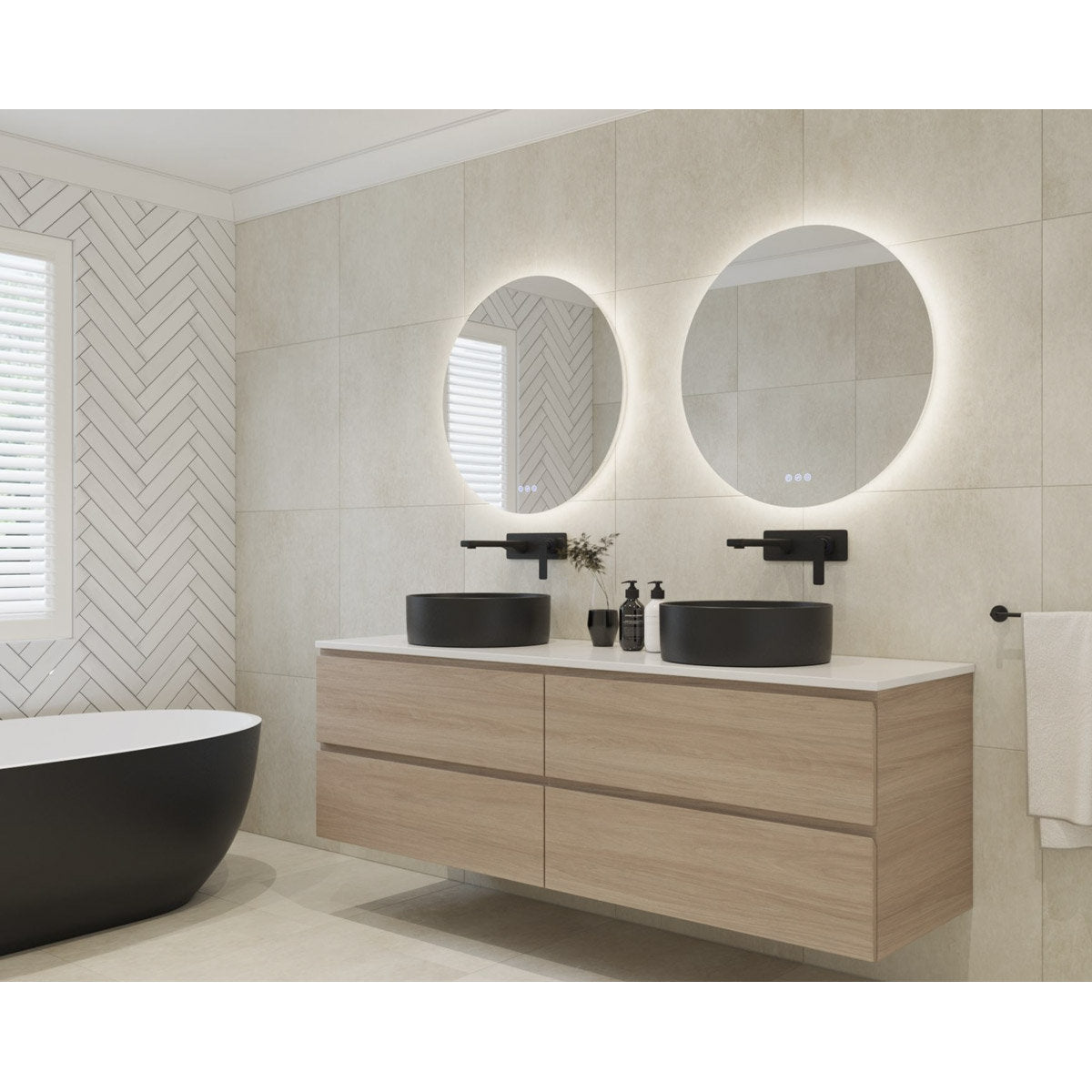 Euro Mirror OLEK - Frameless - 1200mm LED Mirror