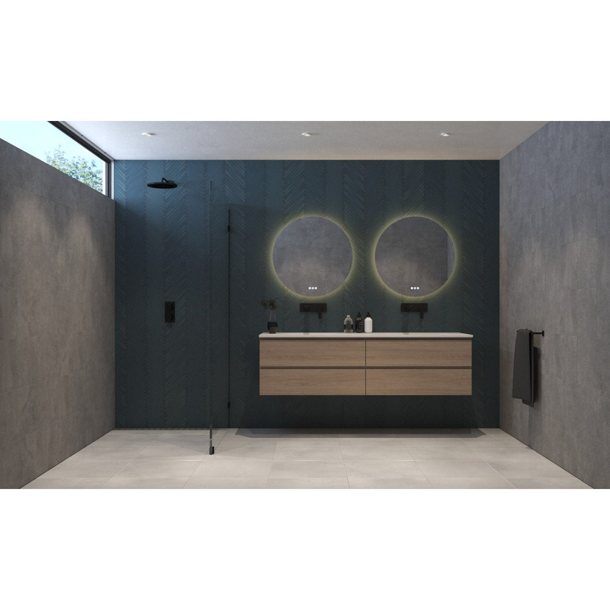 Euro Mirror OLEK - Frameless - 600mm LED Mirror