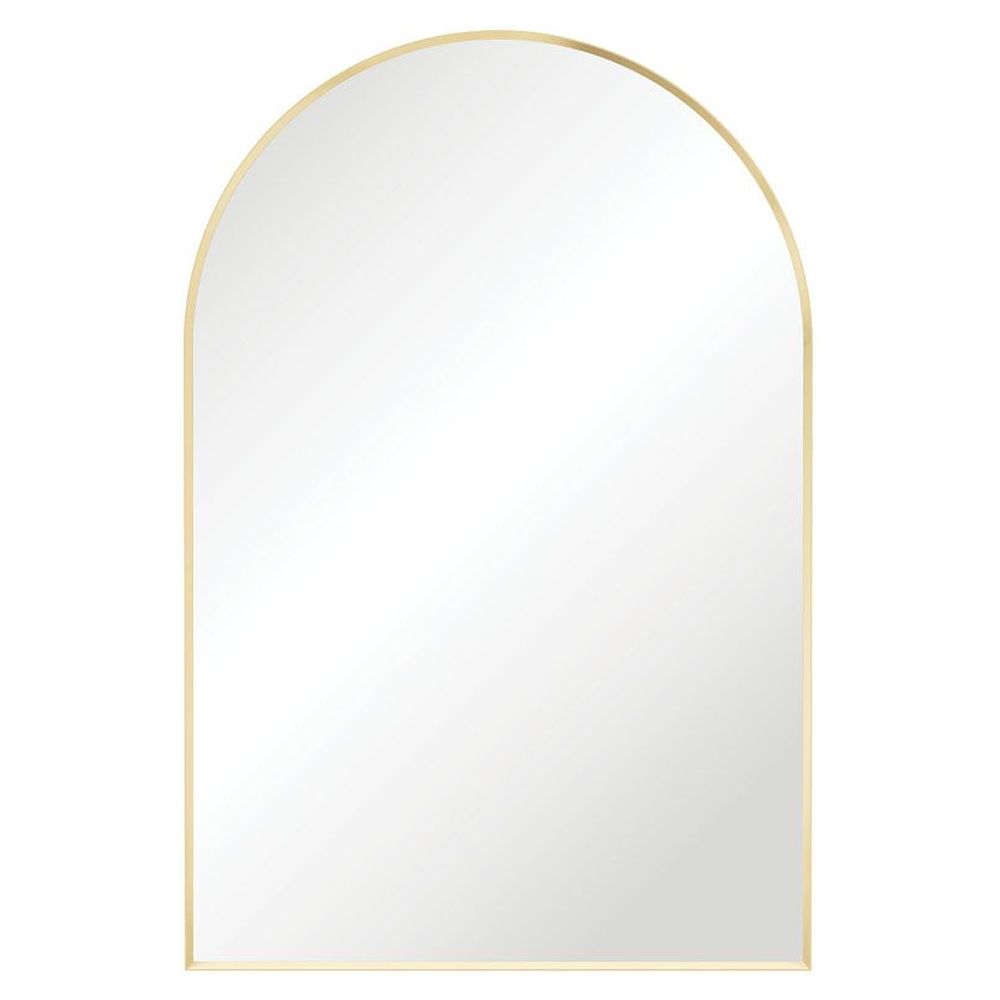 Arch Urban Brass Framed Mirror