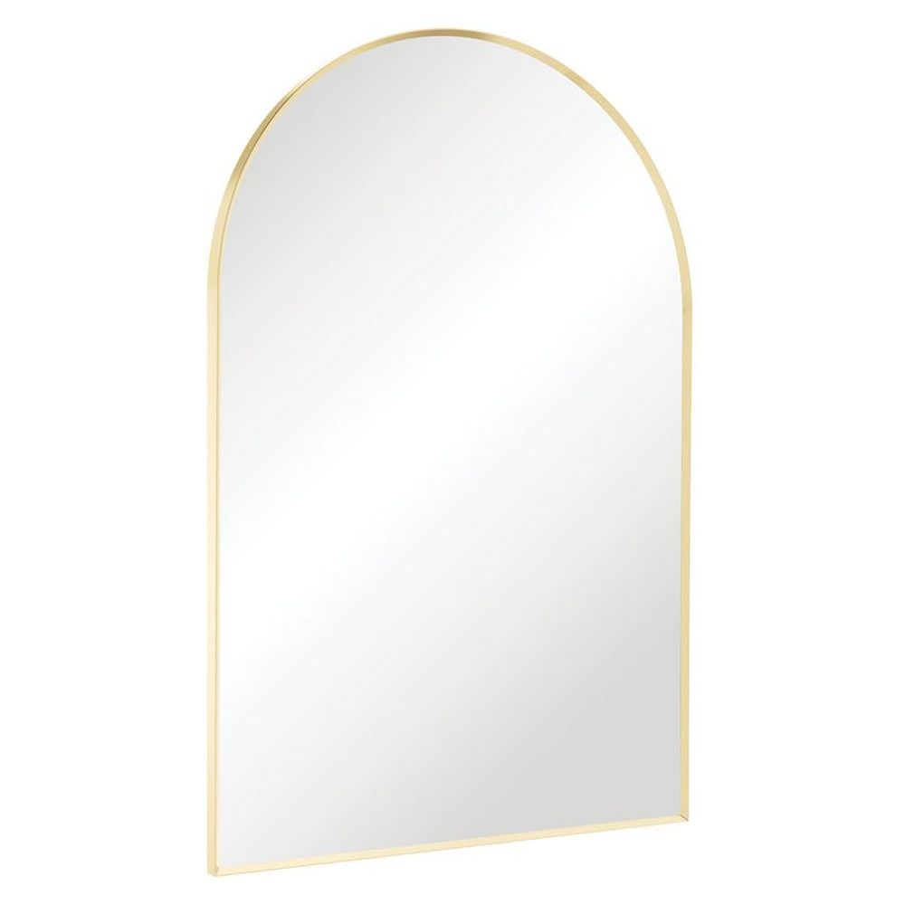 Arch Urban Brass Framed Mirror