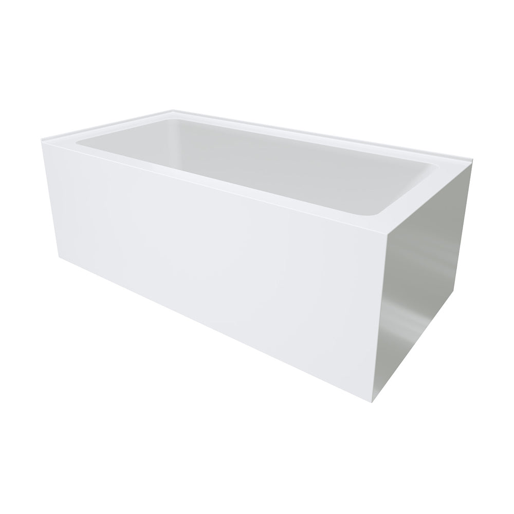 Sentor Jool Mini Sentor Right-Hand Acrylic Corner Bath with Overflow, 1500mm