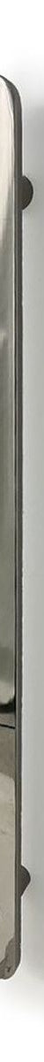 Radiant Heated Vertical Flat Bar Towel Rail 50 x 930mm - Mirror Polished
