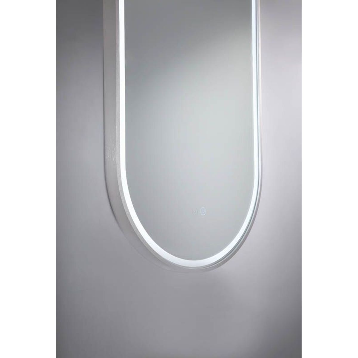 Gatsby 600 LED Mirror with Dimester and Portable Magnifier - Brits Nickel