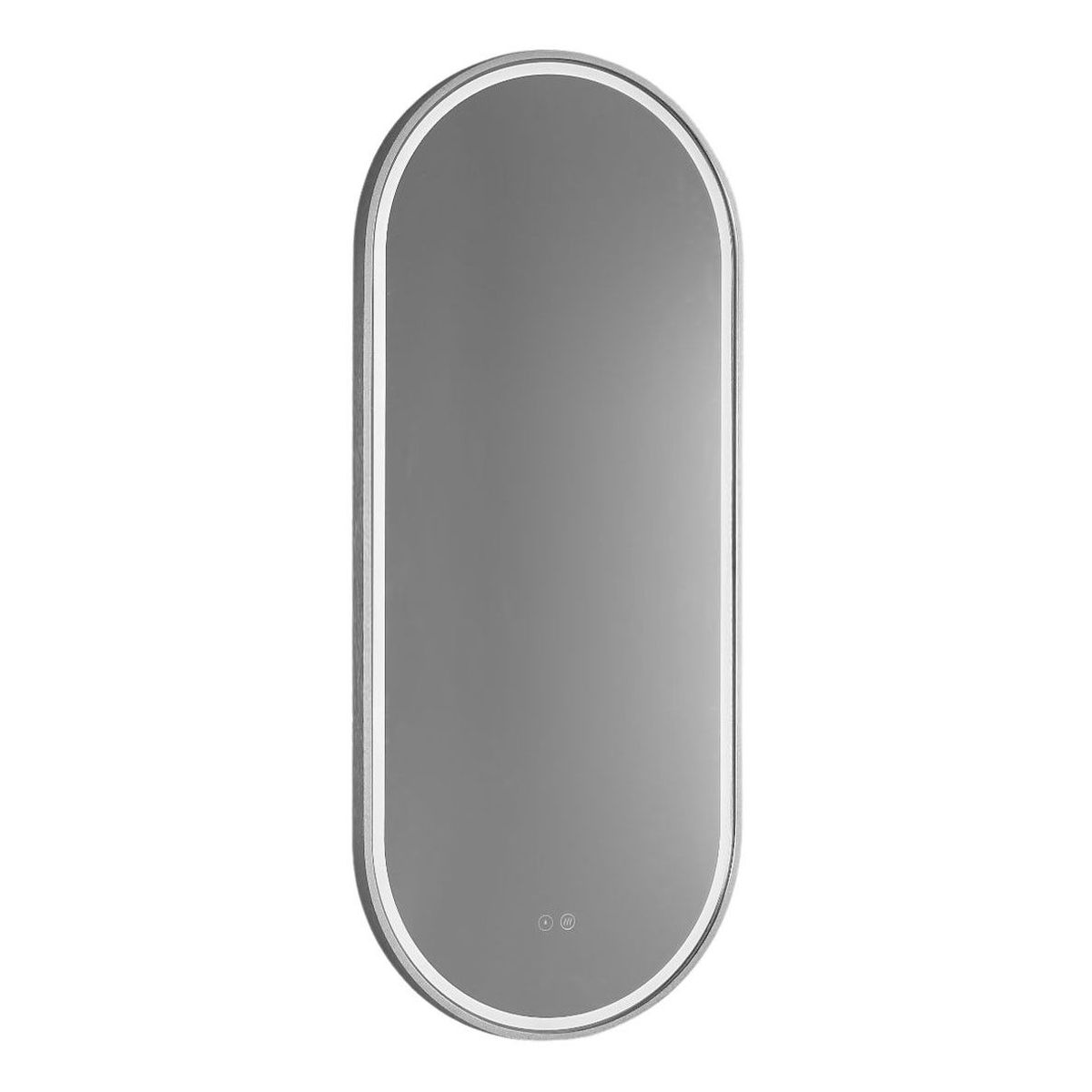 Great Gatsby 450 LED Mirror with Dimester and Portable Magnifier - Brits Nickel