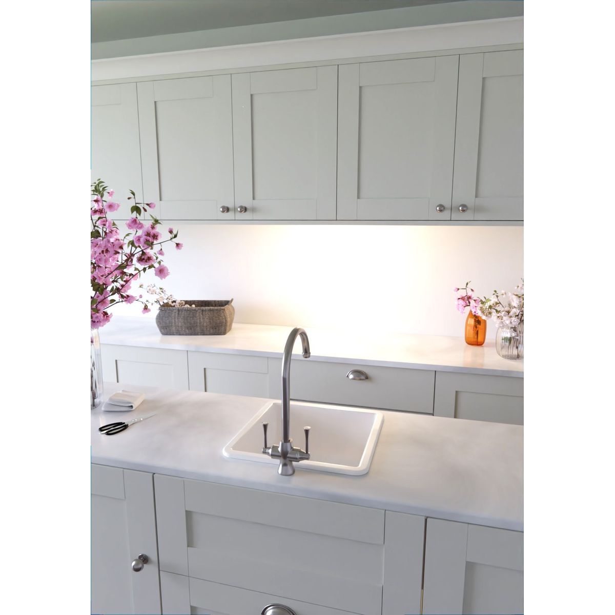 Gosford Double Sink Mixer - Chrome