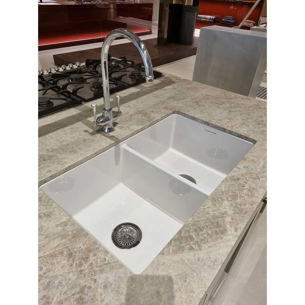 Gosford Double Sink Mixer - Chrome