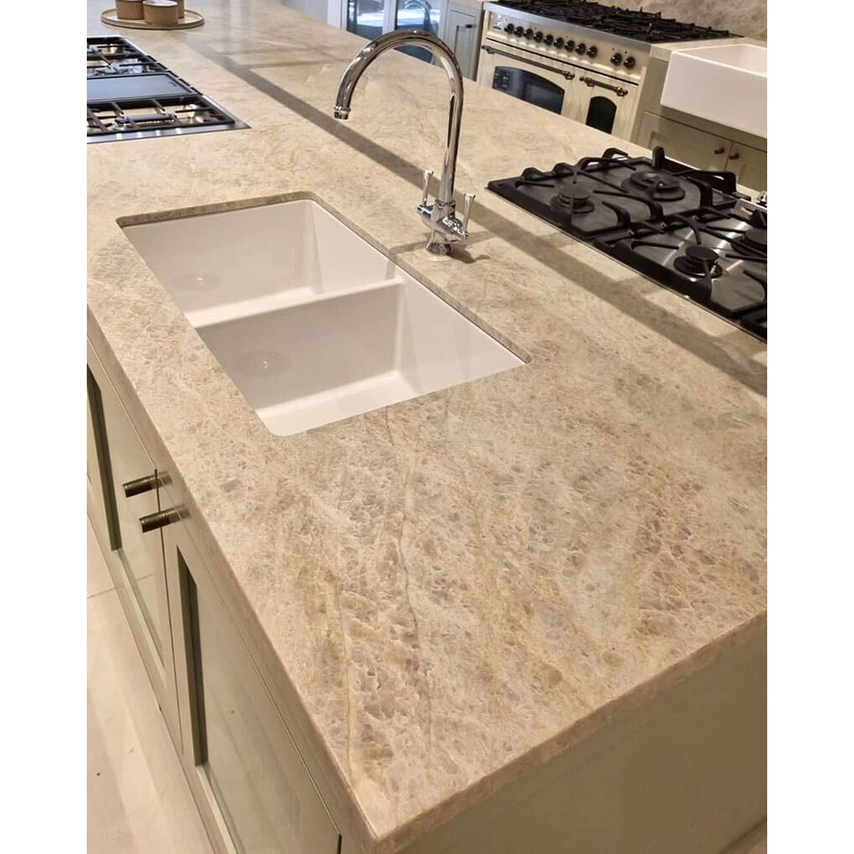 Gosford Double Sink Mixer - Chrome