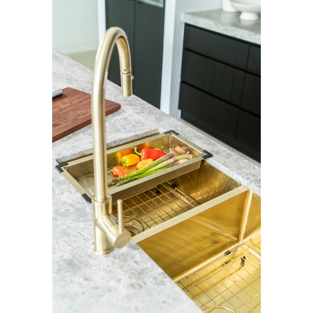 Lavello Protection Grid for MKSP-S450450 Brushed Bronze Gold