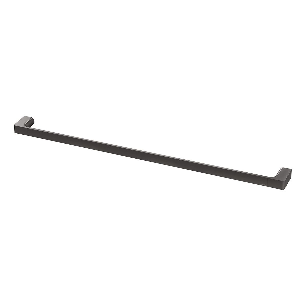Gloss Single Towel Rail 800mm - Brushed Carbon
