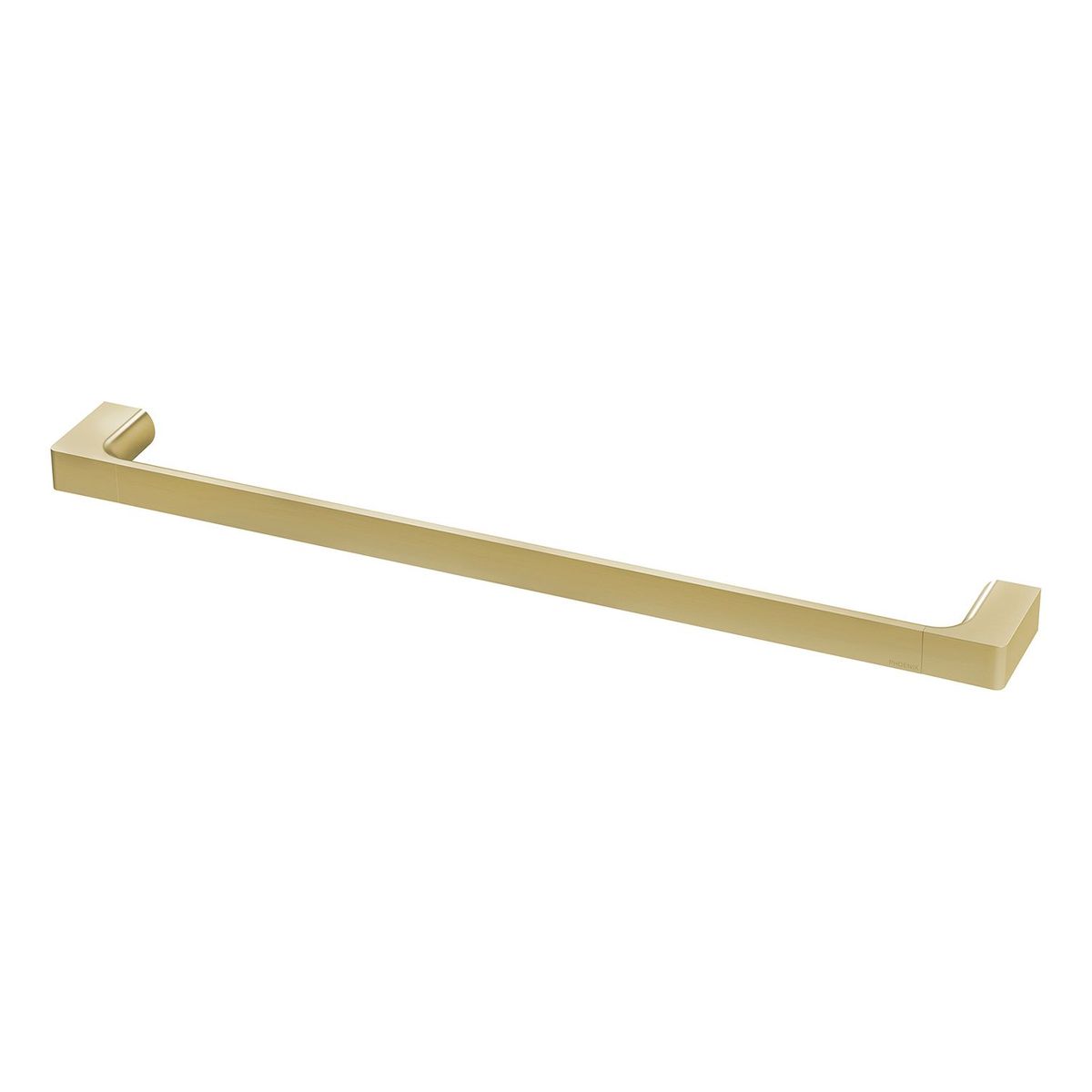 Gloss Single Towel Rail 600mm - Brushed Gold