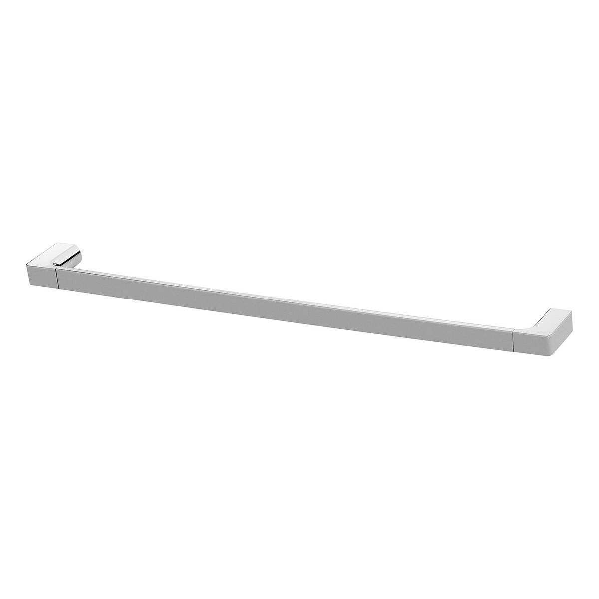 Gloss Single Towel Rail 600mm - Chrome