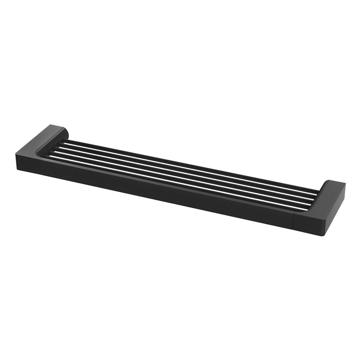 Gloss Shower Shelf - Matte Black
