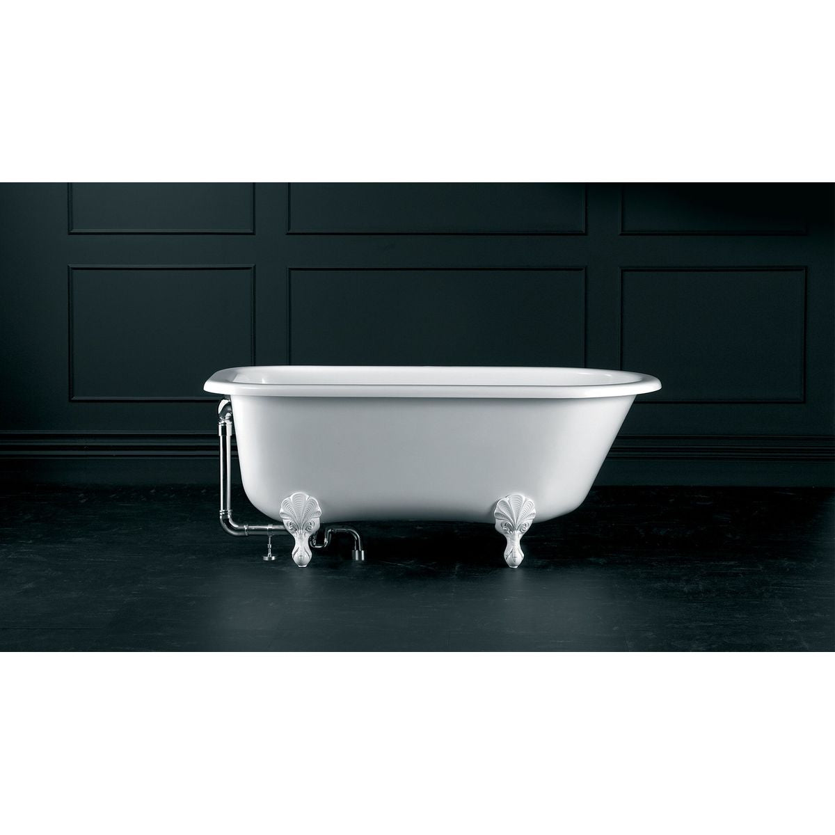 Victoria + Albert Hampshire 1500 Bath, Quarrycast White Feet