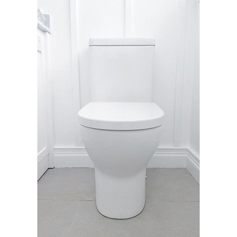 Hartley Close Coupled Back To Wall Toilet Suite With Soft Close Quick Release Seat