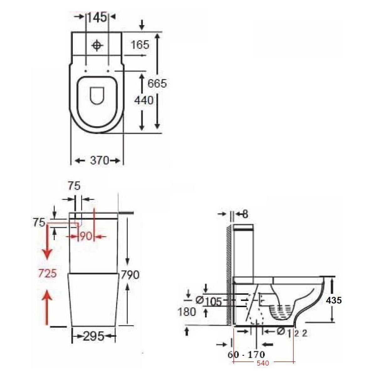 Hartley Close Coupled Back To Wall Toilet Suite With Soft Close Quick Release Seat