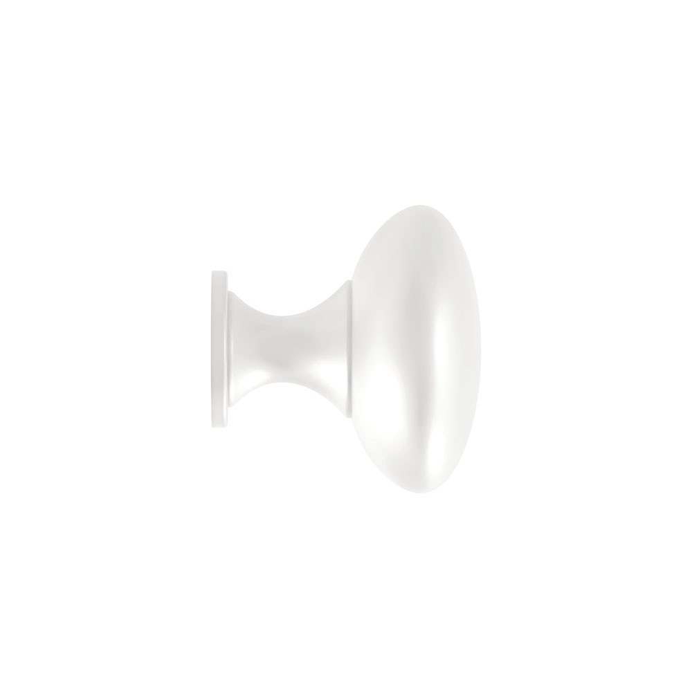Mila Shaker Knob, Matte White