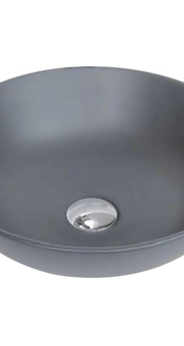 Bondi 400 Round Basin - Matte Dark Grey