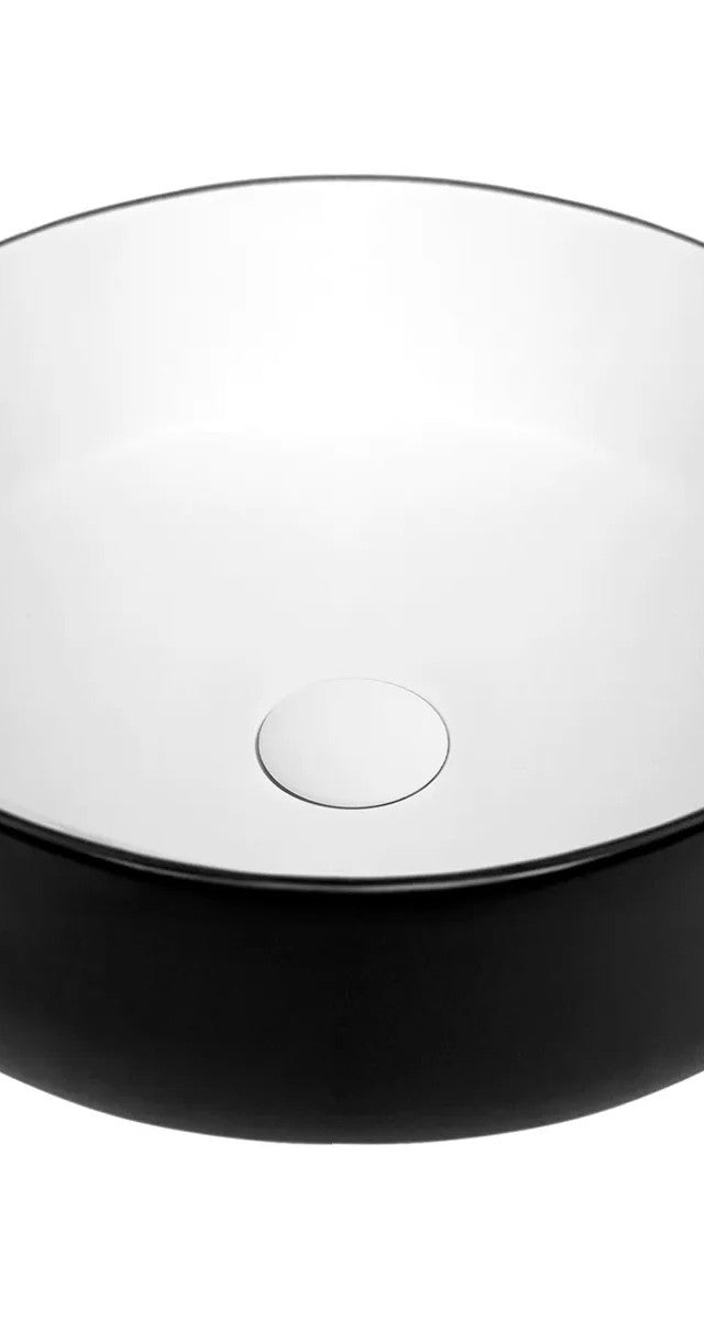 Artis 88 355x355x120 Matte Black & Matte White Basin