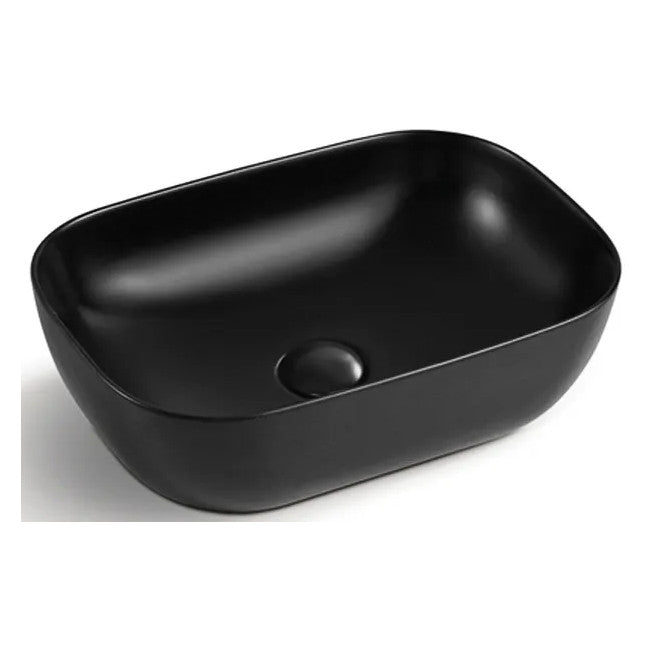 Above Counter Oval Basin - Matte Black