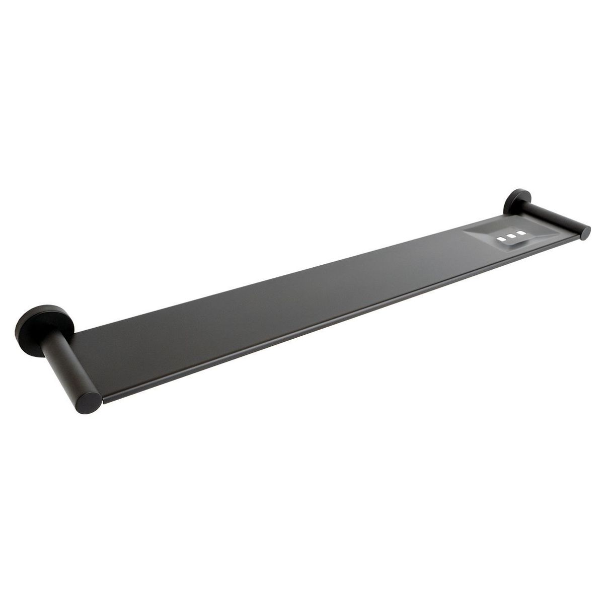 Bloom Shower Shelf in Matte Black (Electroplated)