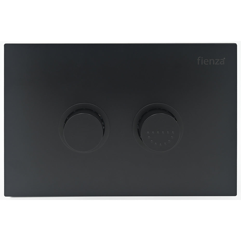 R&T Raised Care Flush Buttons, Matte Black
