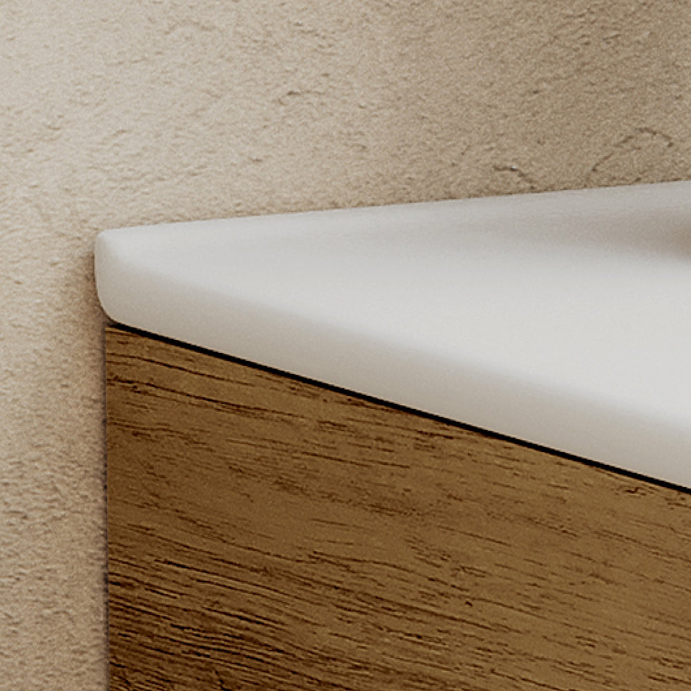 Joli Matte White Full Depth Ceramic Basin-Top 900 - 1 Tap Hole