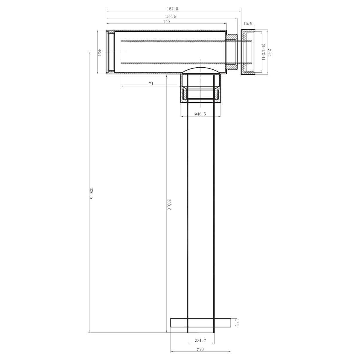 Waterloo Bottle Trap - Brushed Nickel