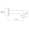 Eternal Mini Wall Spout in Brushed Copper (PVD)