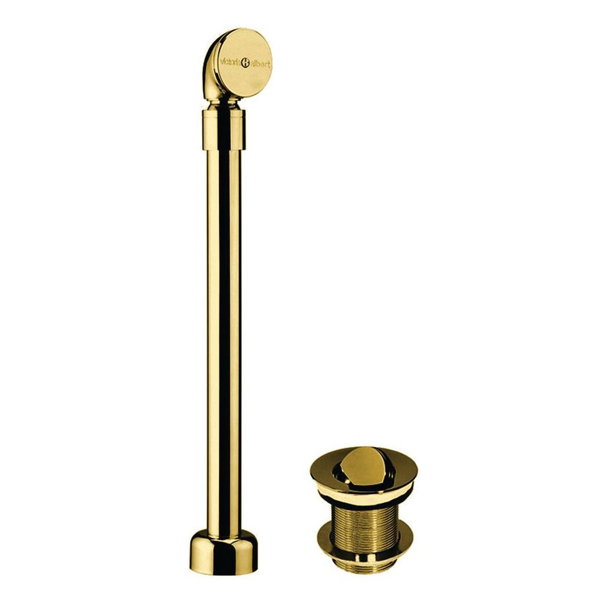 Kit 17 Bath Waste with Overflow, Polished Brass