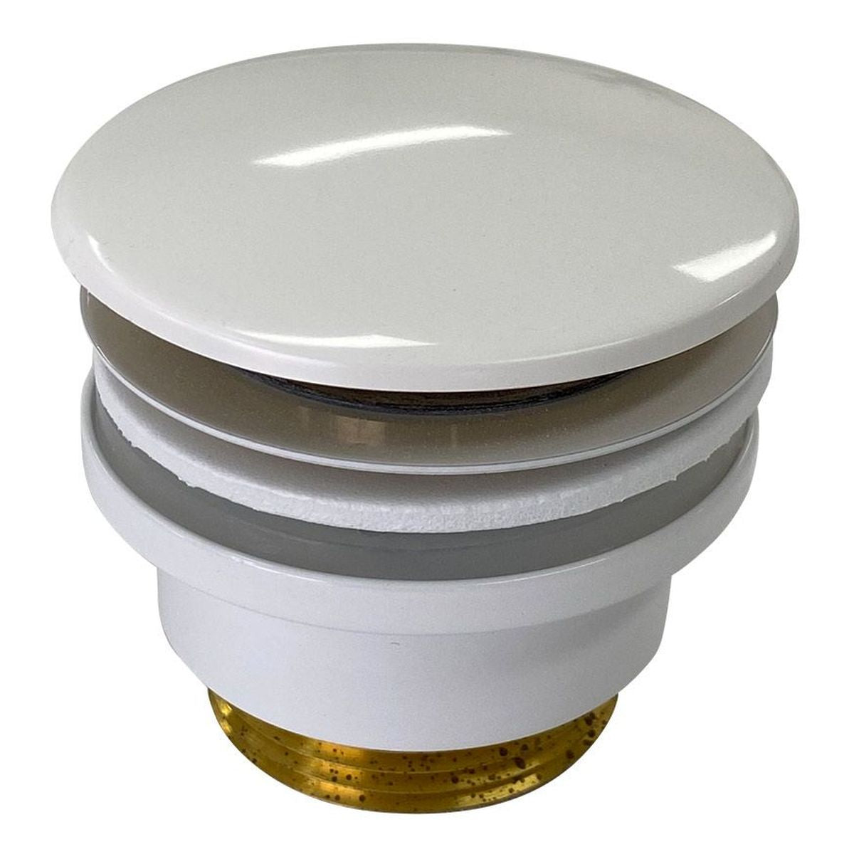 Kit 25 Quarrycast Basin Waste, Gloss White