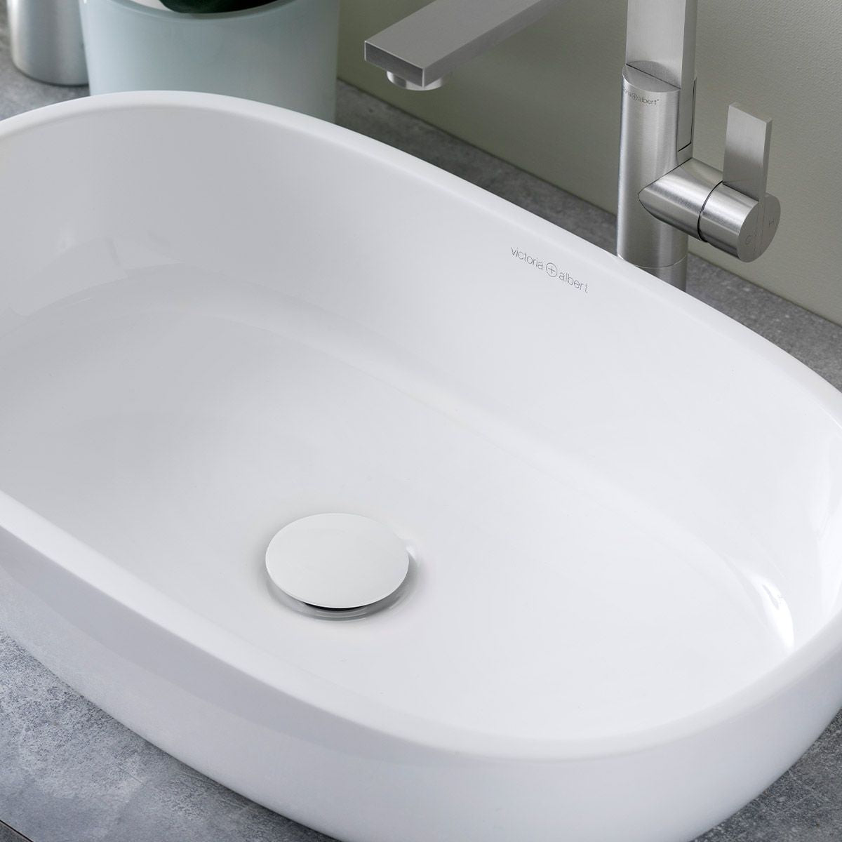 Kit 25 Quarrycast Basin Waste, Gloss White