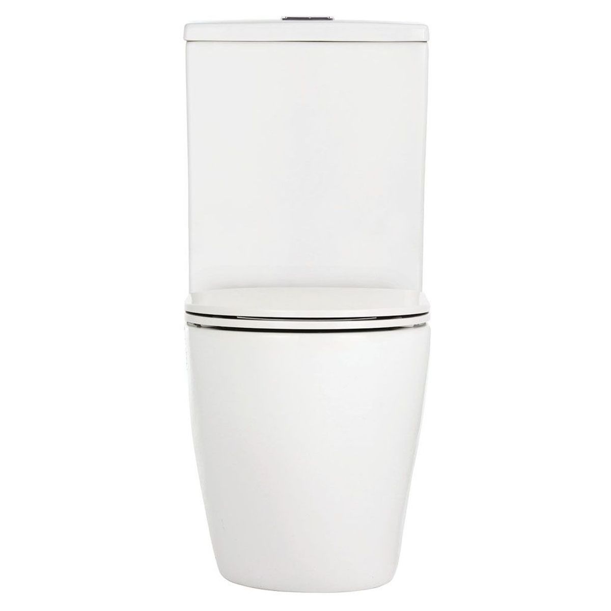 Fienza Koko Tornado Flush Back-to-Wall Toilet Suite, Slim Seat
