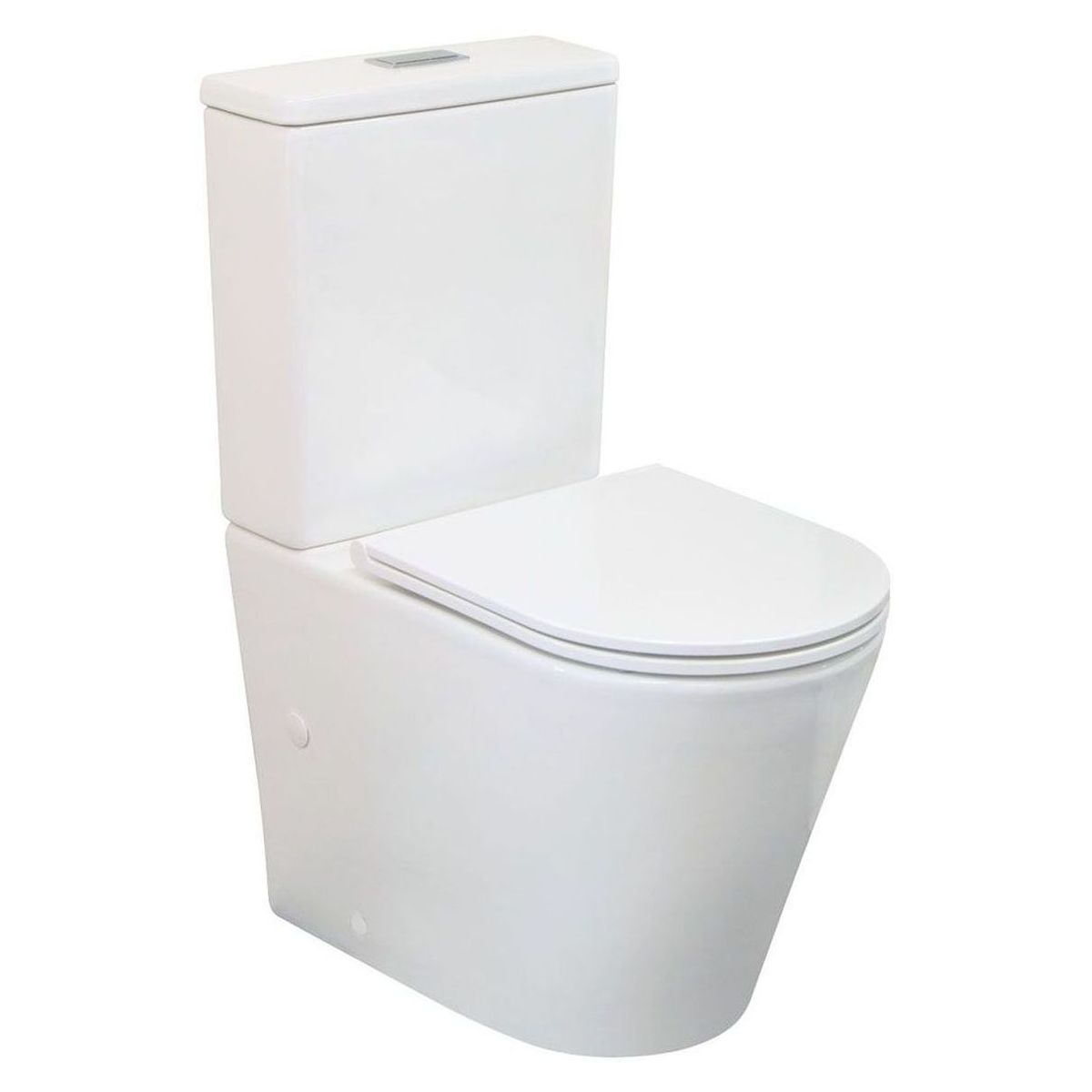 Isabella Back-to-Wall Toilet Suite, Slim Seat