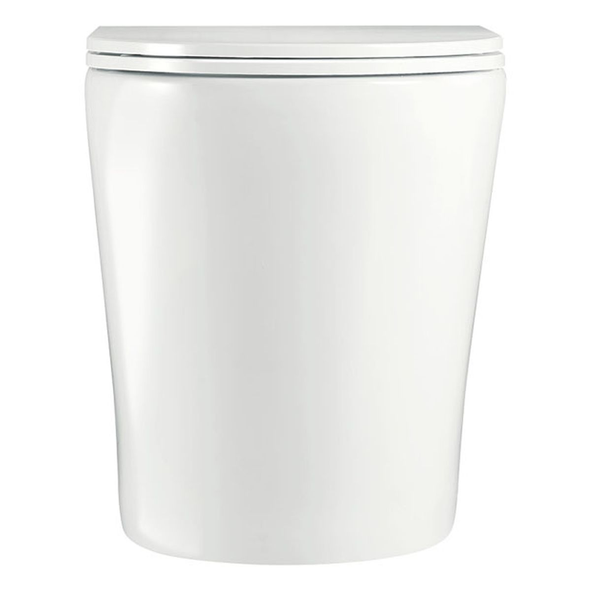 Aluca Tornado Flush Wall-Faced Toilet Suite, Slim Seat