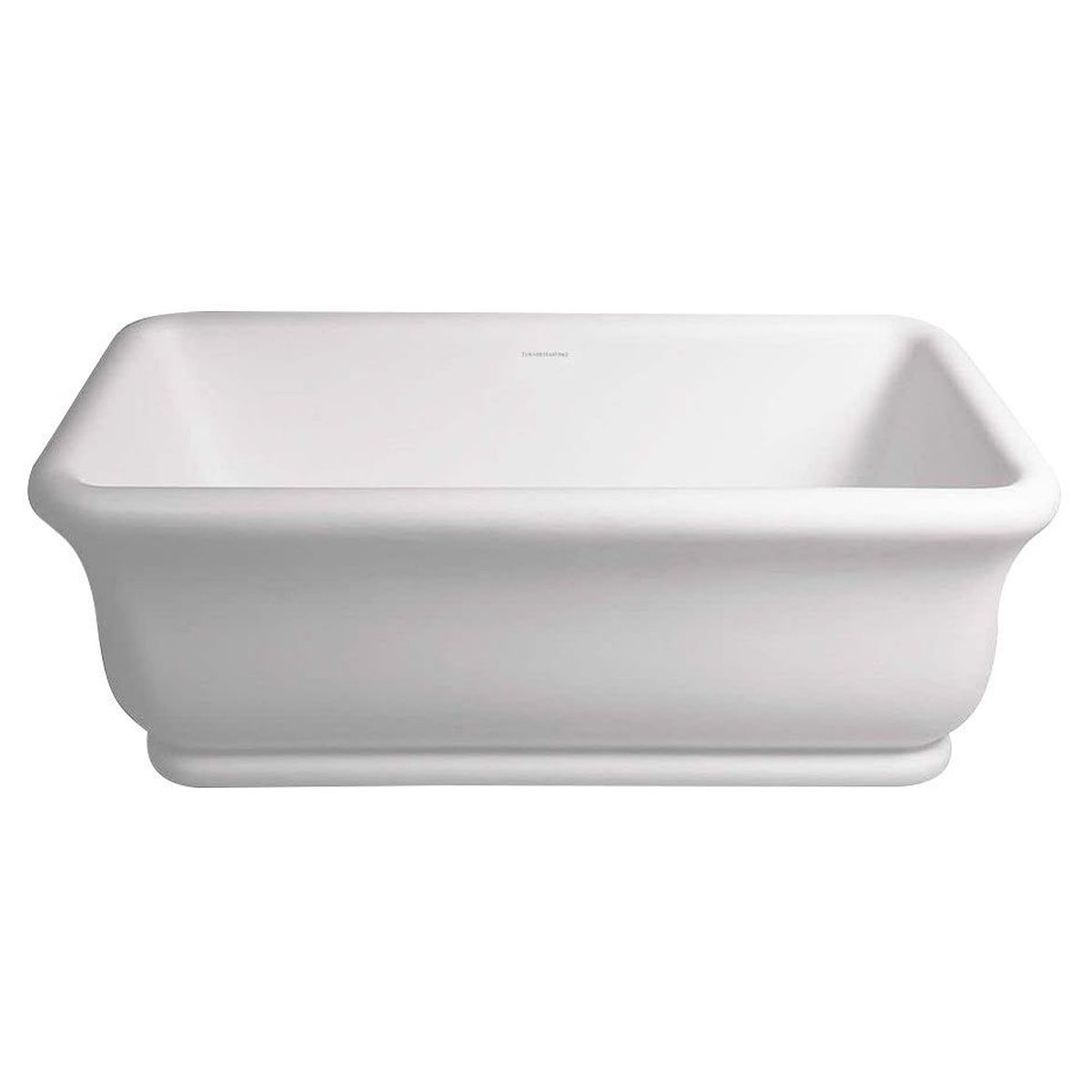 Kirkham 180 Titancast Bath - Satin Silk White