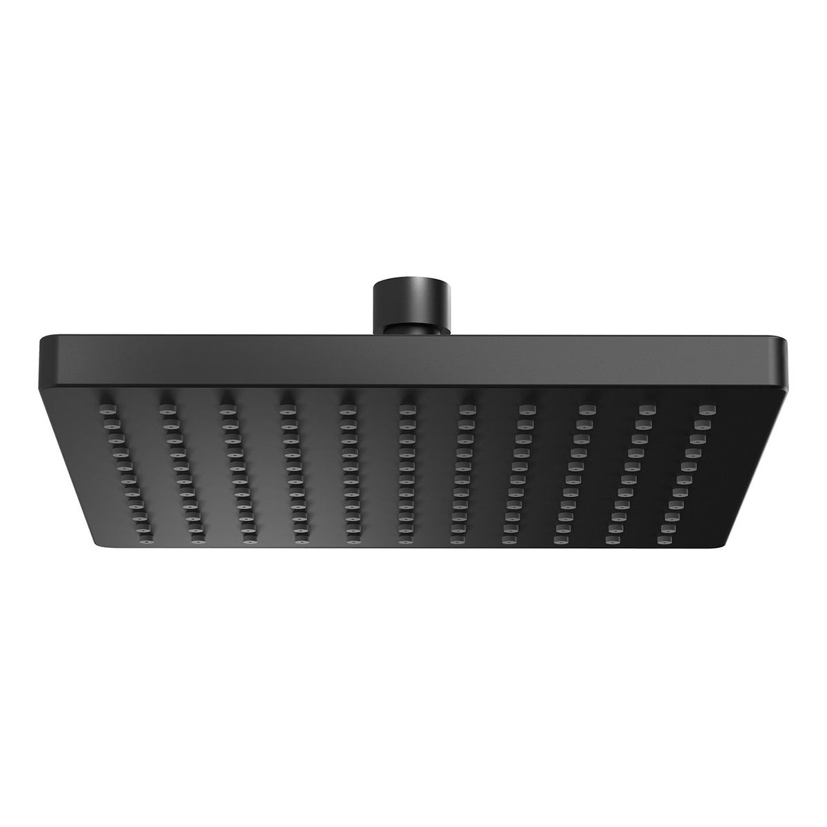 Lexi Shower Rose ABS 200mm Square - Matte Black