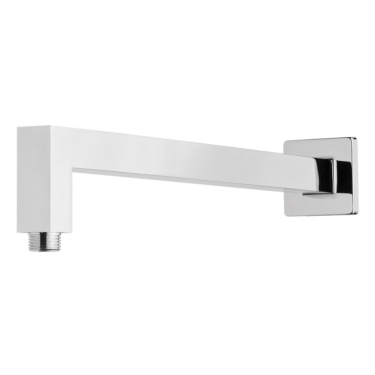 Lexi Shower Arm 400mm Square - Chrome