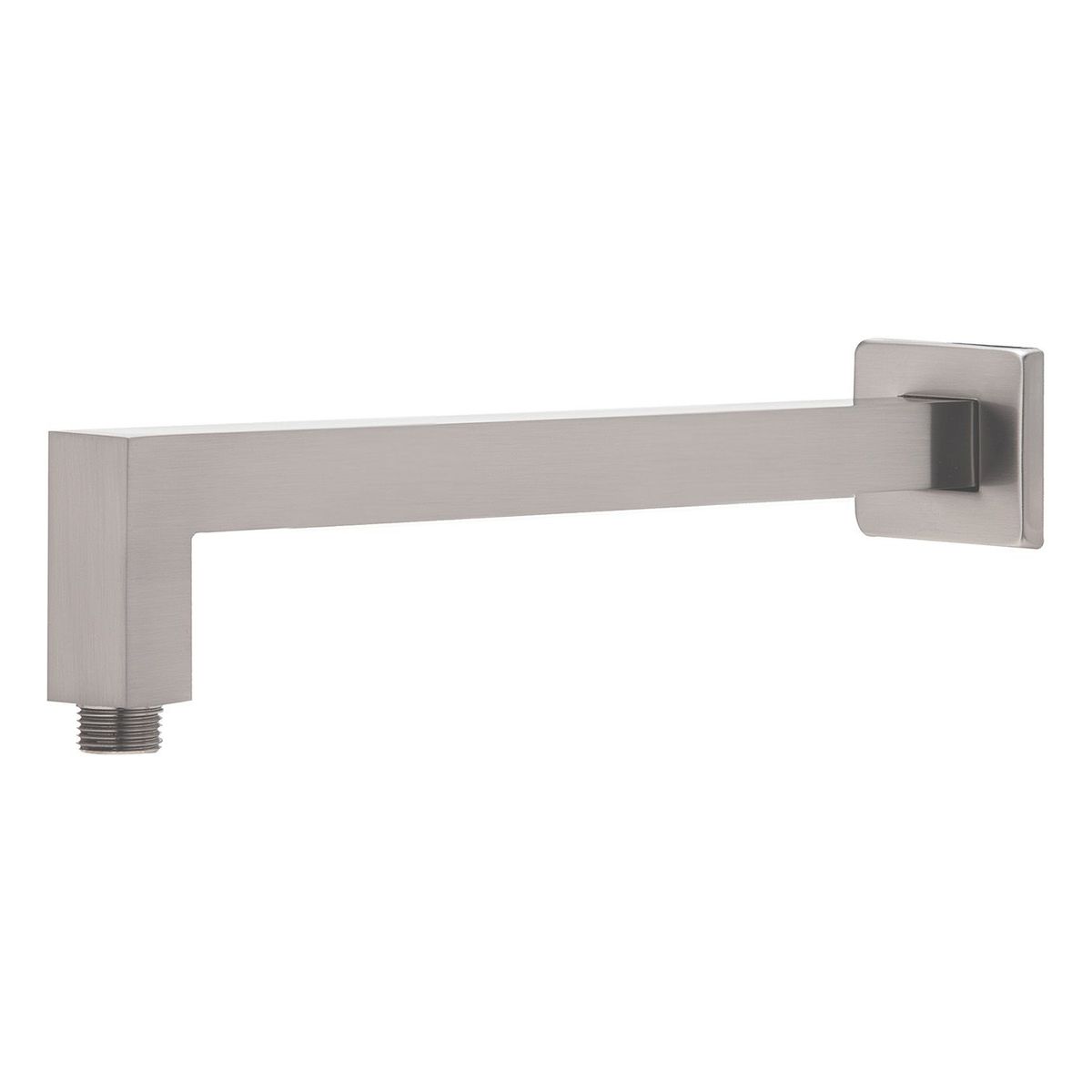 Lexi Shower Arm 400mm Square - Brushed Nickel