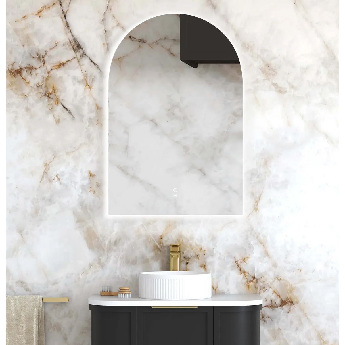 LED Archie 900X600 Frameless Mirror