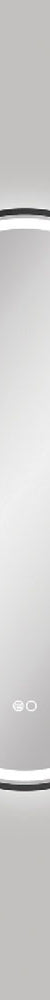 Reba LED 450 x 900mm Framed Mirror, Matte Black