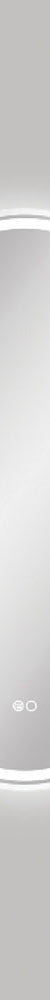 Reba LED 450 x 900mm Framed Mirror, Matte White