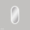 Reba LED 450 x 900mm Framed Mirror, Matte White