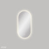 Reba LED 450 x 900mm Framed Mirror, Matte White